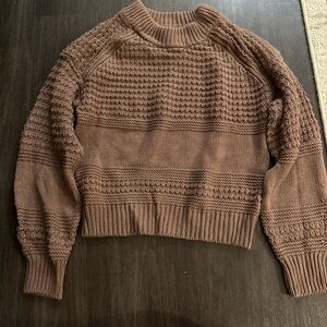 Universal Thread Textured Brown Sweater